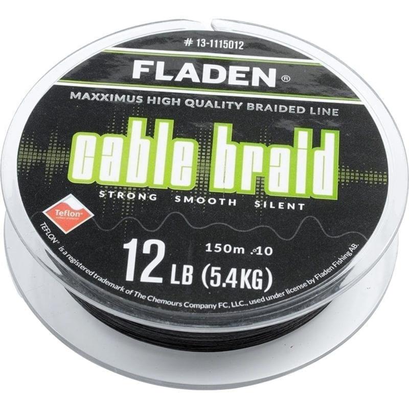 Fladen Maxximus Cable Braid black 150m 0.25mm 40lbs 18.2kg