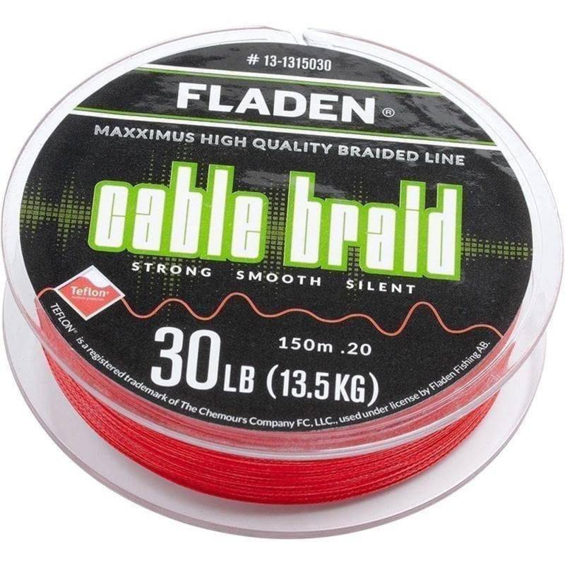 Fladen Maxximus Cable Braid red 150m 0.20mm 30lbs 13.5kg