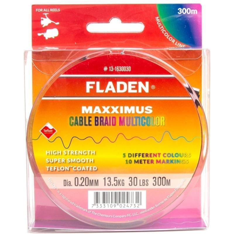 Fladen Maxximus Cable Braid multicolor 1200m 0.13mm 18lbs 8kg