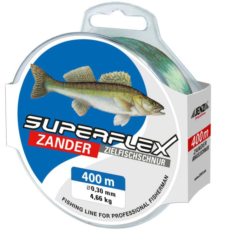 Produktbild JENZI Angelschnur, 400m, Zander, 0,30mm