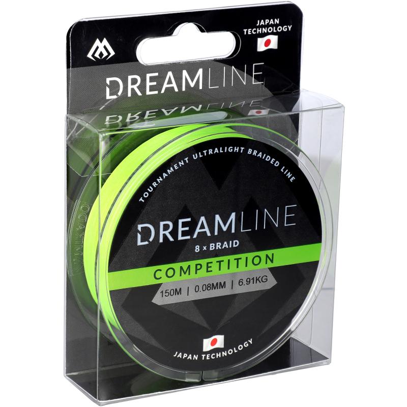 Mikado Dreamline Competition - 0.12mm/10.21Kg/150M - Fluo Gr&uuml;n