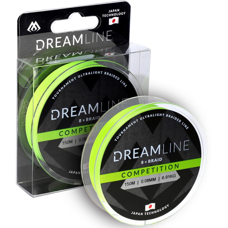 Mikado Dreamline Competition - 0.20mm/20.83Kg/150M - Fluo Gr&uuml;n