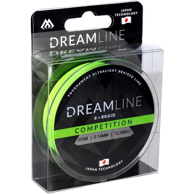 Mikado Dreamline Competition - 0.16mm/15.54Kg/300M - Fluo Gr&uuml;n