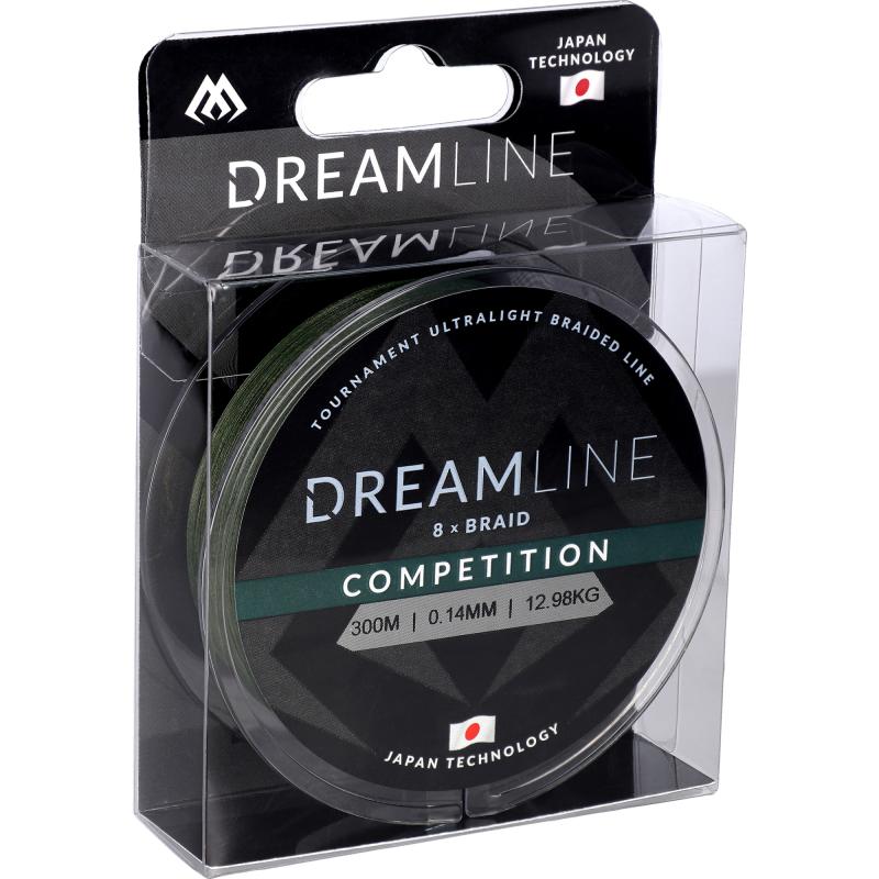 Mikado Dreamline Competition - 0.23mm/23.61Kg/300M - Gr&uuml;n