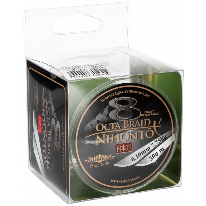 Mikado Nihonto Octa Braid - 0.18mm/16.4Kg/300M - Gr&uuml;n
