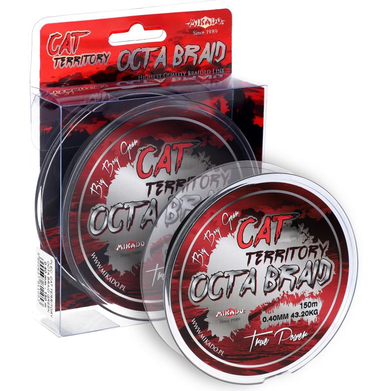Mikado Cat Territory Octa Braid - 0.70mm/76.4Kg/150M - Gr&uuml;n
