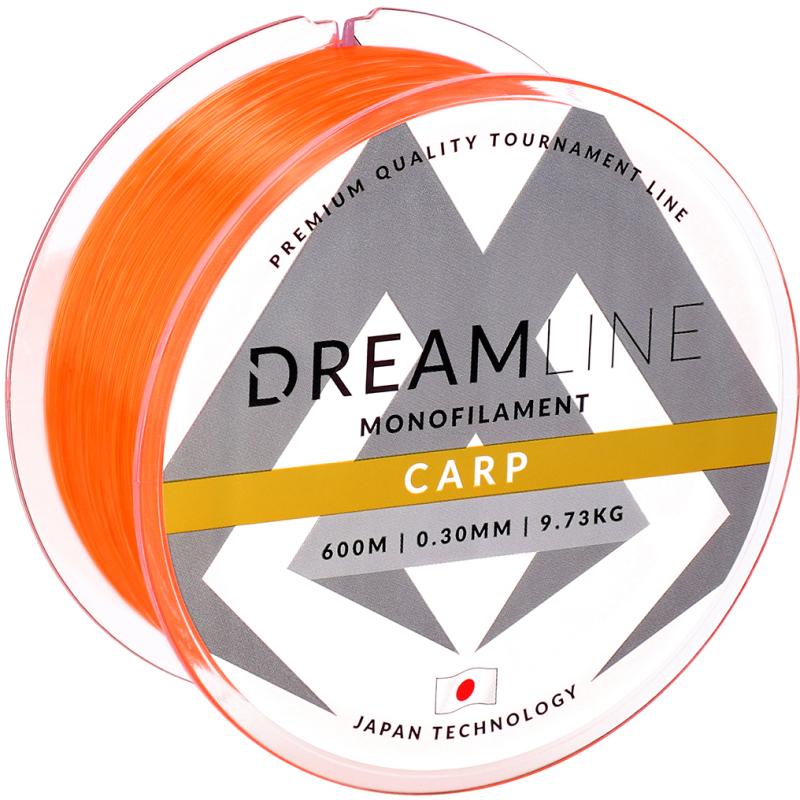 Mikado Dreamline Carp - 0.30mm/9.73Kg/600M - Fluo Orange