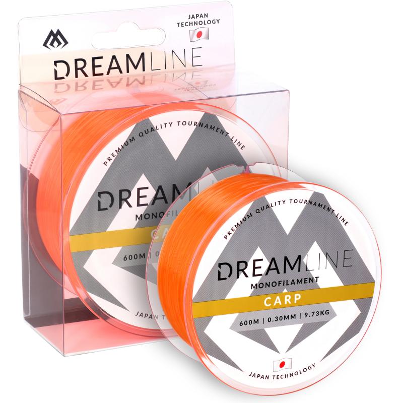 Produktbild Mikado Dreamline Carp - 0.35mm/12.04Kg/600M - Fluo Orange