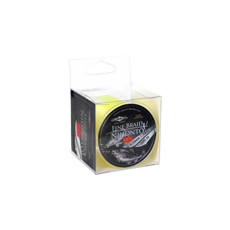 Mikado Nihonto Fine Braid - 0.35mm/33.4Kg/300M - Fluo Gelb