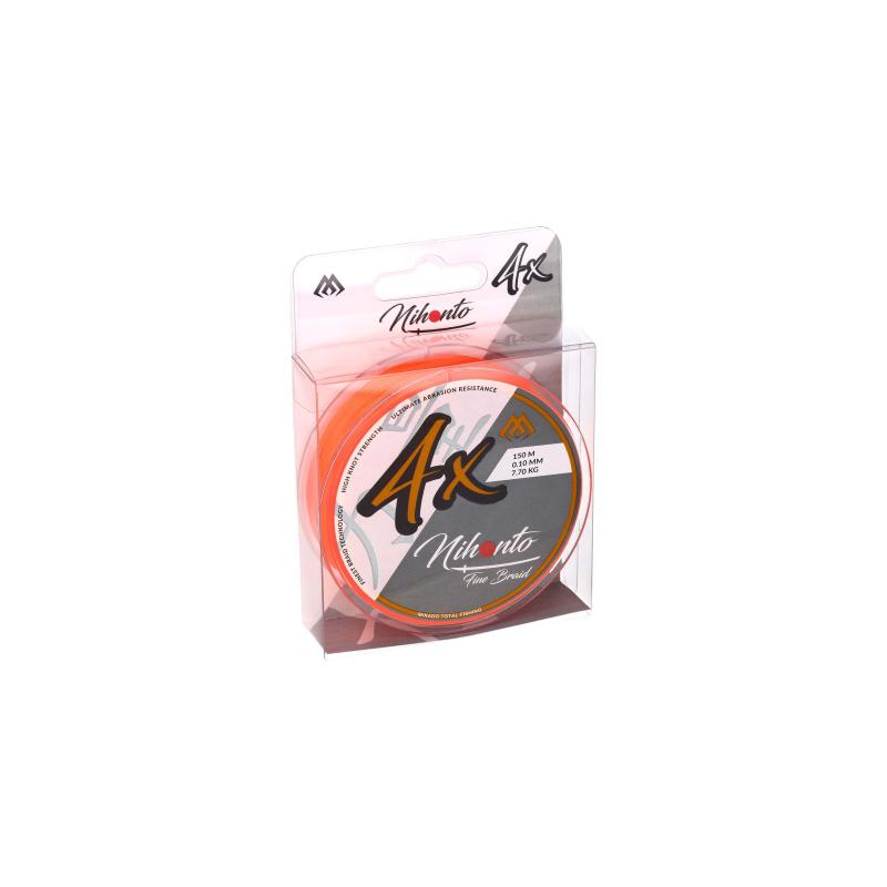 Mikado  Nihonto Fine Braid - 0.40mm/34.9Kg/150M Fluo Orange