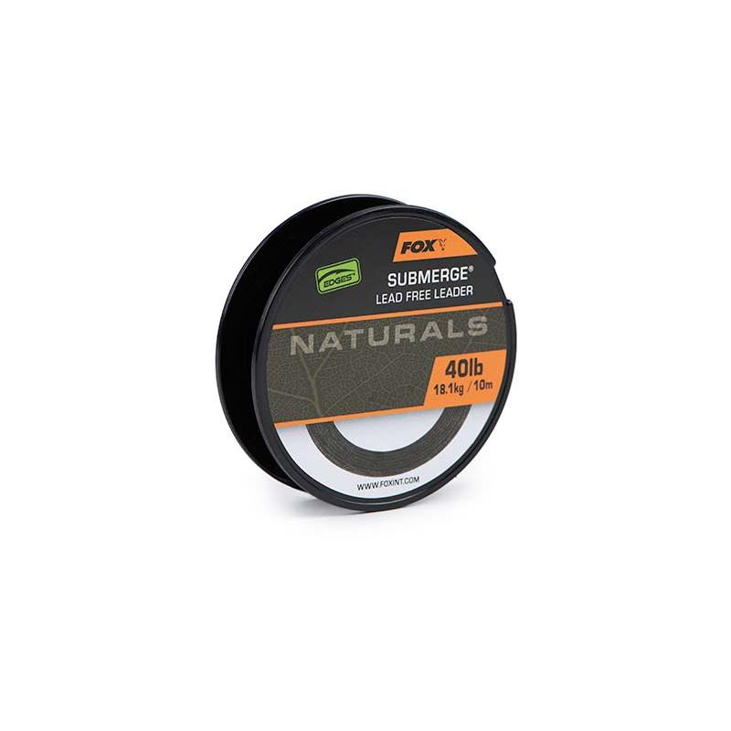 Fox Naturals Submerge Leader x10m 40lb/18.1k
