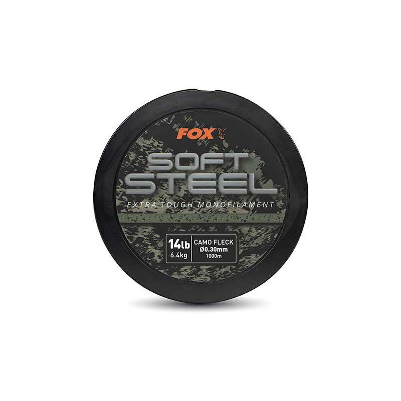 Fox Soft Steel Fleck Camo Mono 14lb (6.4kg) 0.30mm x 1000m