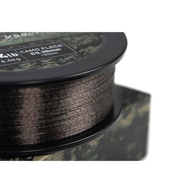 Fox Soft Steel Fleck Camo Mono 16lb (7.3kg) 0.33mm x 1000m
