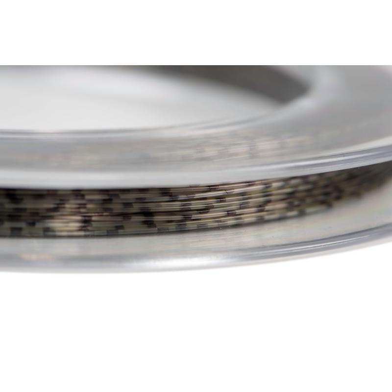 Fox Soft Steel Fleck Camo Leader 35lb (15.9kg) 0.50mm x 100m