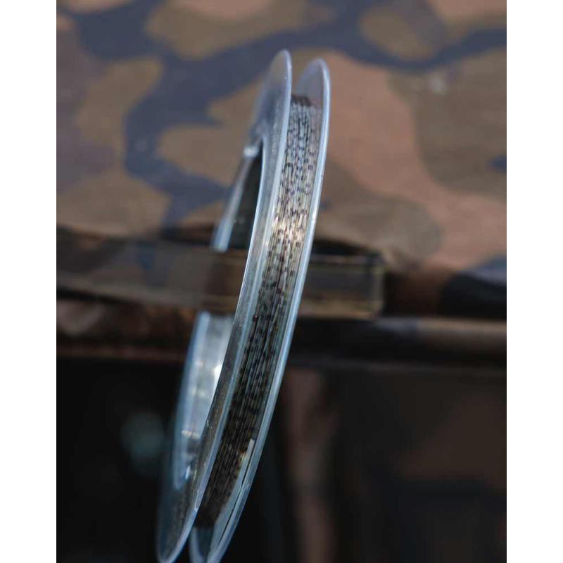 Fox Soft Steel Fleck Camo Leader 35lb (15.9kg) 0.50mm x 100m