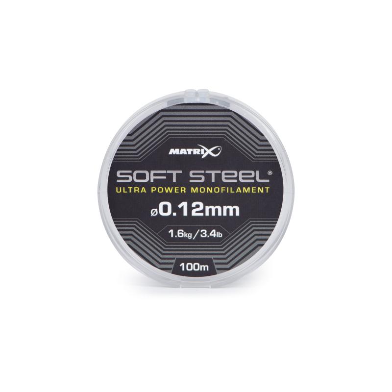 Matrix Soft Steel Ultra Power Monofilament 0.12mm 100m
