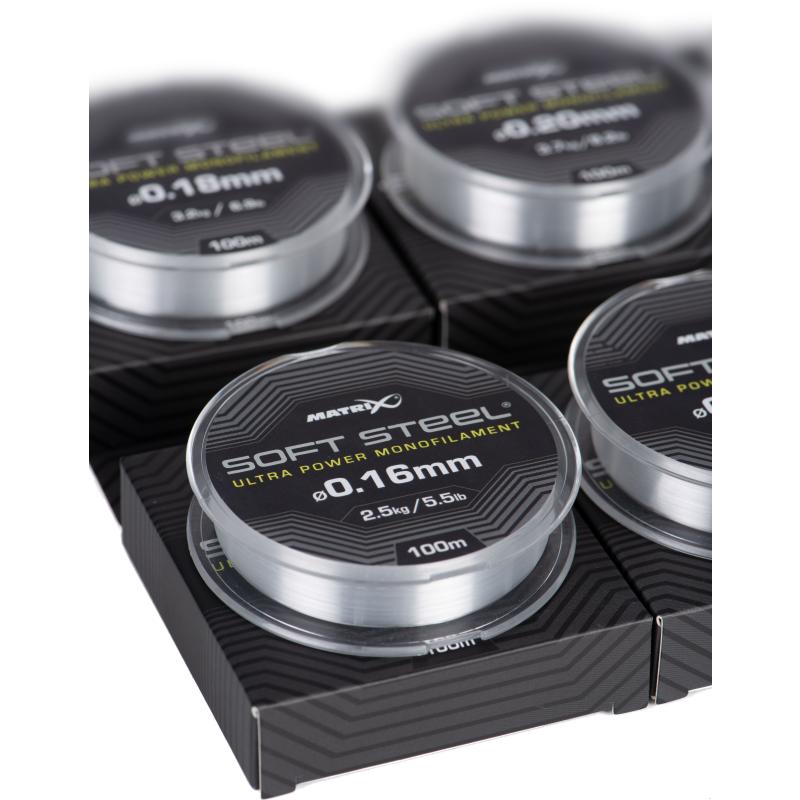 Matrix Soft Steel Ultra Power Monofilament 0.12mm 100m