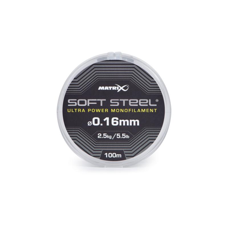 Matrix Soft Steel Ultra Power Monofilament 0.16mm 100m