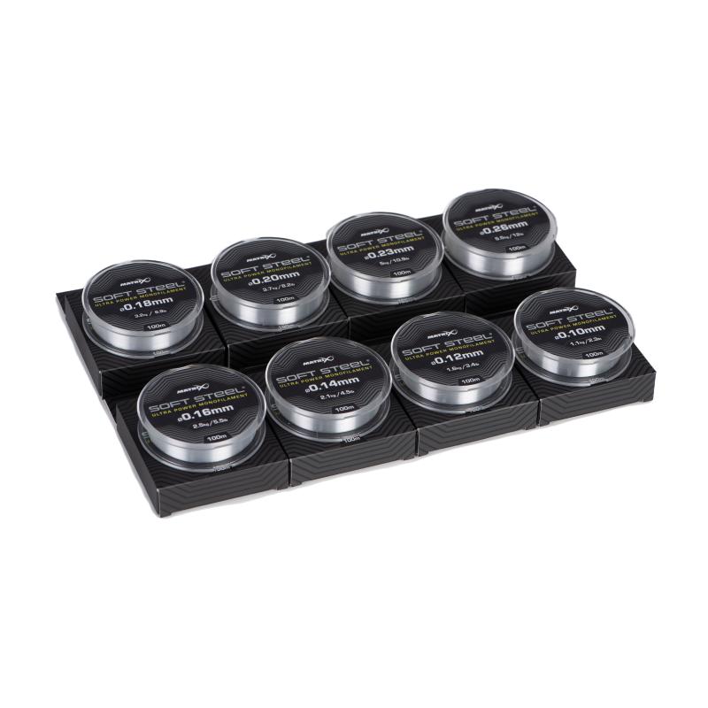 Matrix Soft Steel Ultra Power Monofilament 0.23mm 100m