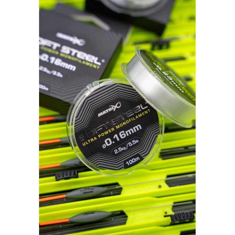Matrix Soft Steel Ultra Power Monofilament 0.23mm 100m