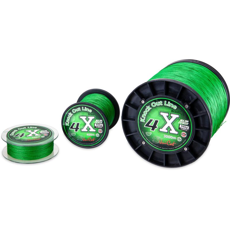 Uni Cat 4 X Knock Out Line 400m 0,60mm/56kg