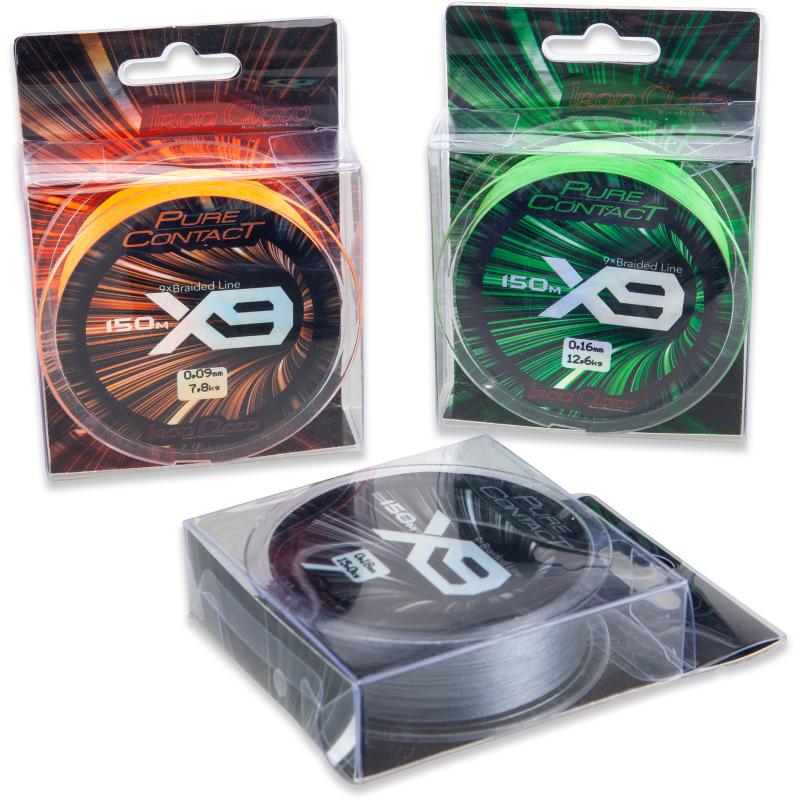 Iron Claw Pure Contact X9 Green 150m 0,24mm