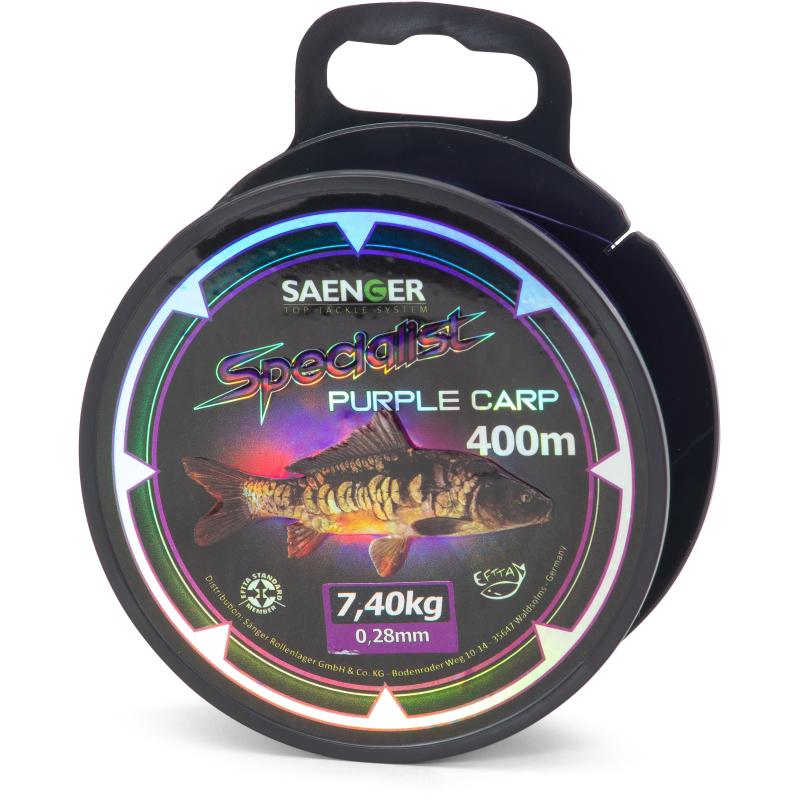 S&auml;nger Specialist Purp.Carp 400m/0,33mm/8,65kg