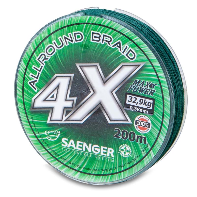 S&auml;nger 4 X Allround Braid 200m 0,15m/11,10kg