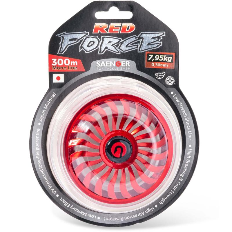S&auml;nger Red Force Mono Line 300M 0,30mm/7,95Kg