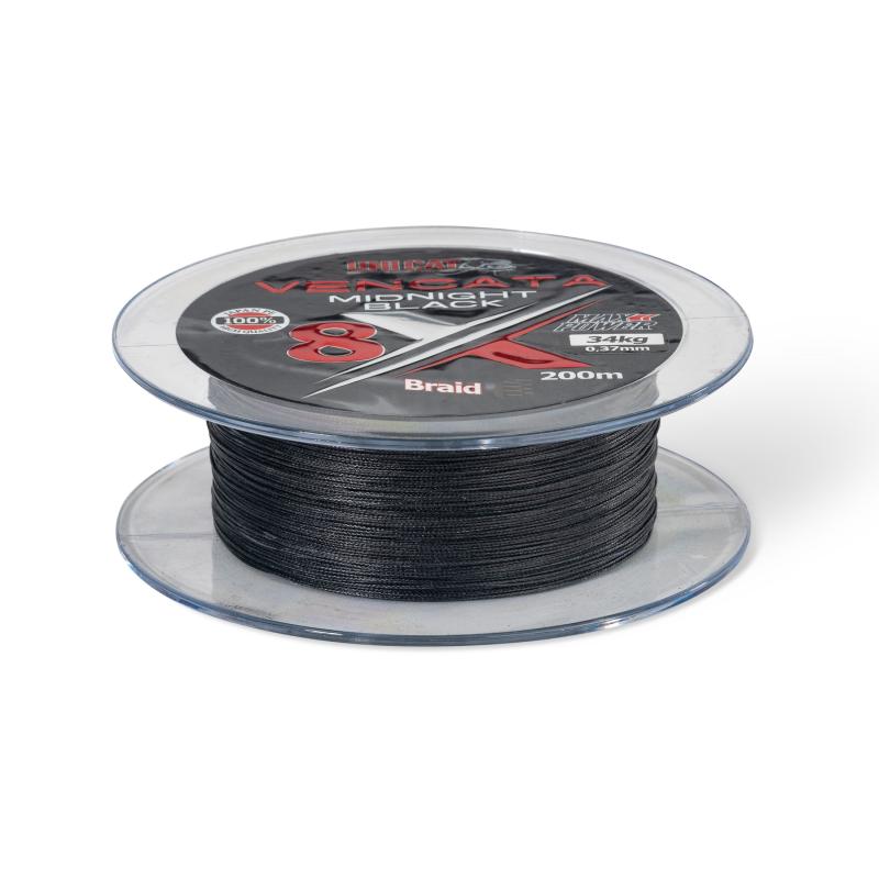 Uni Cat 8X Vencata Midnight Black 200m 0,50mm / 48kg