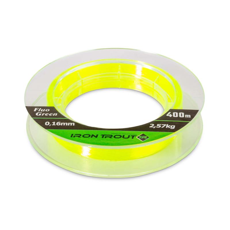 IRON TROUT Super Line Fluo Green 400m 0,20mm/3,52KG