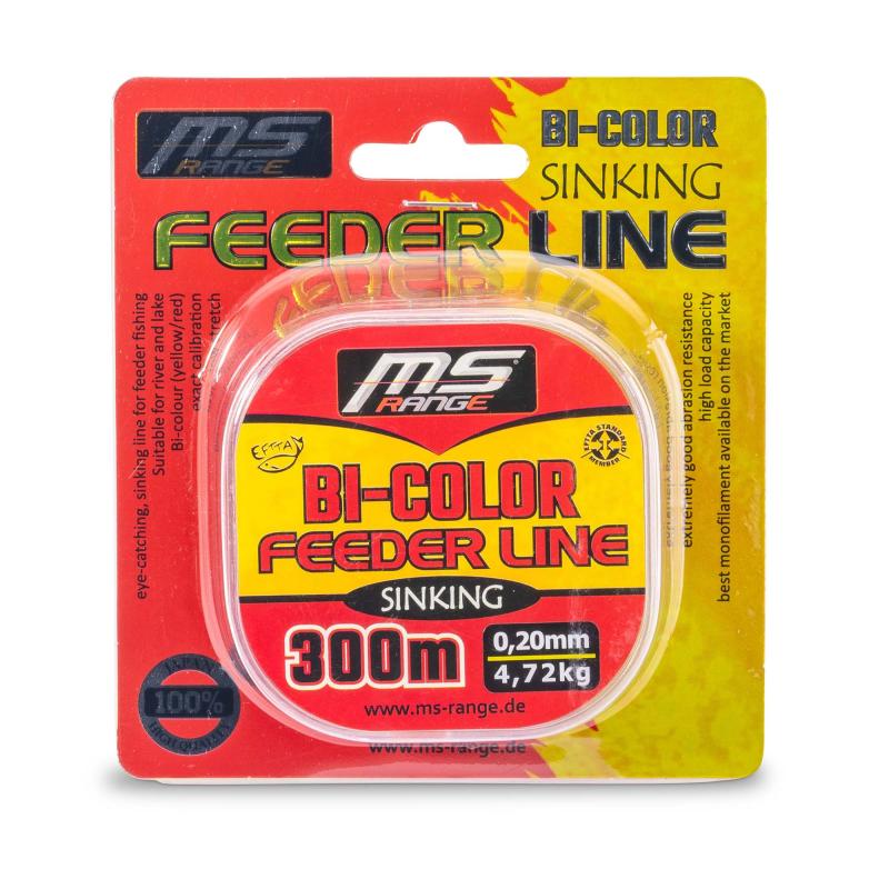 MS-RANGE Bi-Color Feeder Line sinking 300m 0,26mm/7,36Kg