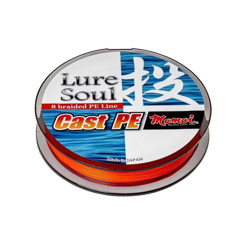 Zeck Momoi Lure Soul PE #1.2 8.2kg 300m Orange