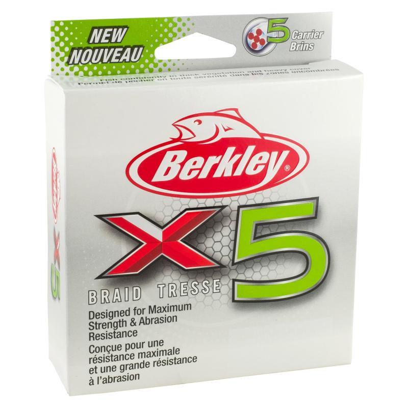 Berkley X9 Braid Fluro Green 100lb 59.7kg 200m 0.43mm