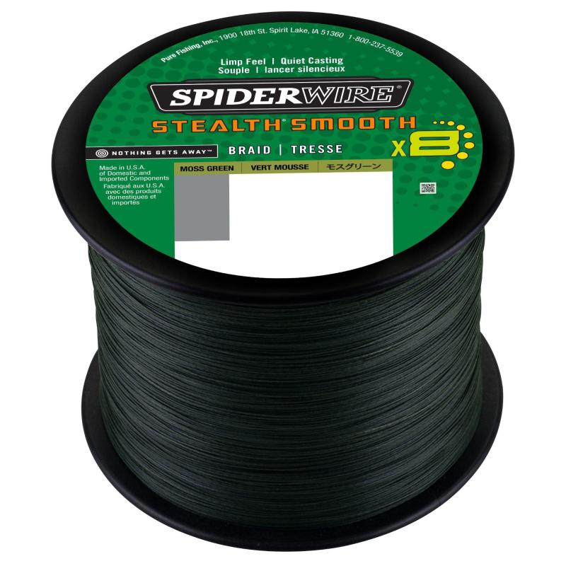Spiderwire Stealth Smooth8 0.29mm 2000M 26.4K Moss Green