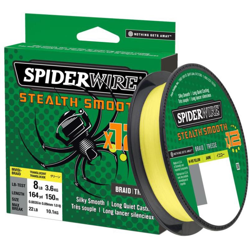 Spiderwire Stealth Smooth8 0.29mm 2000M 26.4K Yellow