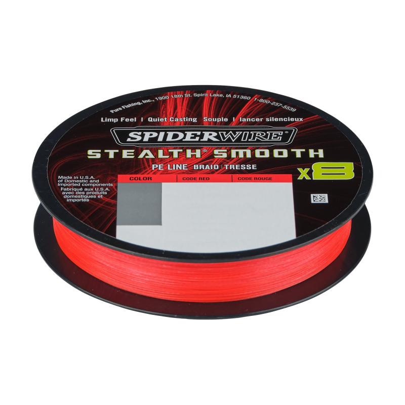 Spiderwire Stealth Smooth8 0.15mm 300M 16.5K code red