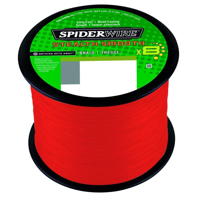 Spiderwire Stealth Smooth8 0.15mm 2000M 16.5K code red