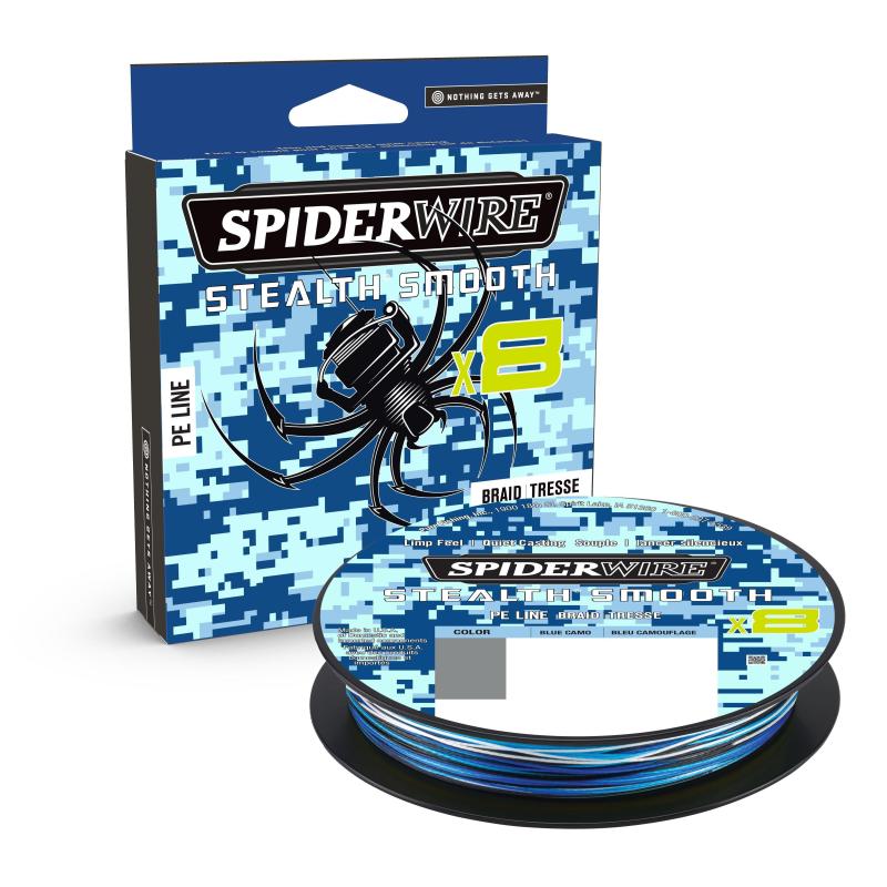 Spiderwire Stealth Smooth8 0.19mm 150M 18.0K Blue Camo