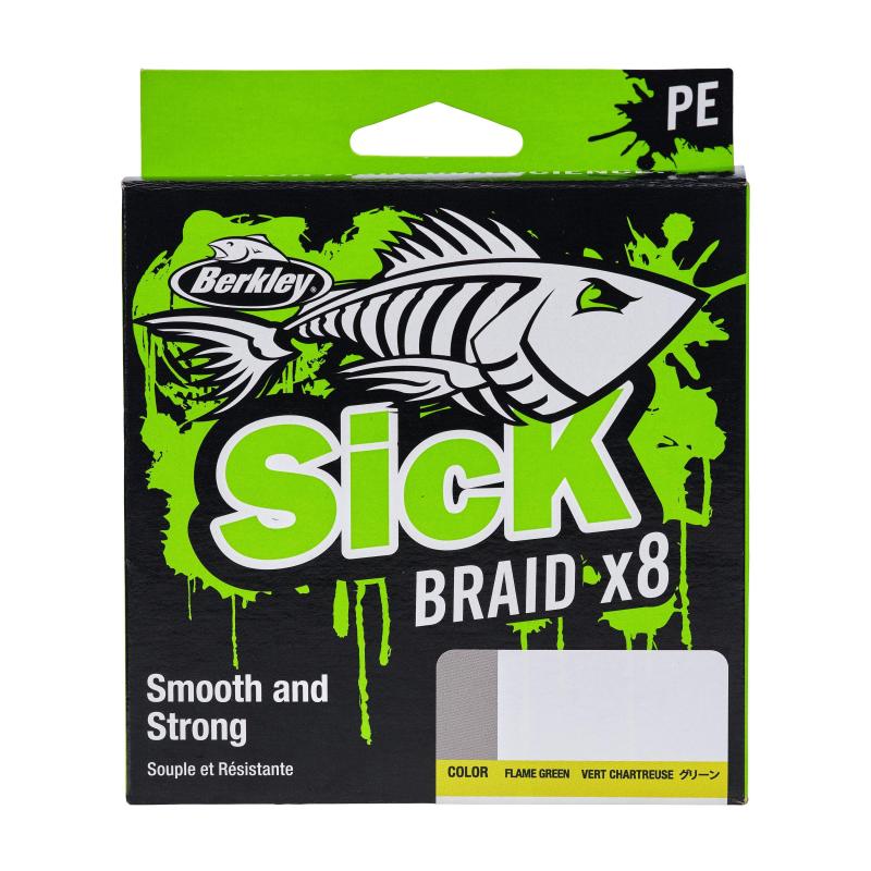 Berkley Sick Braid Hi-Viz Yellow 0.12 150m