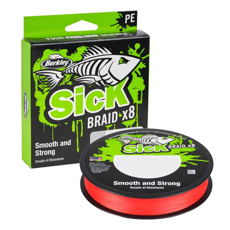 Berkley Sick Braid Red 0.29 300m