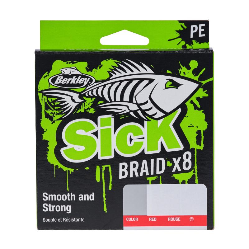 Berkley Sick Braid Red 0.29 300m