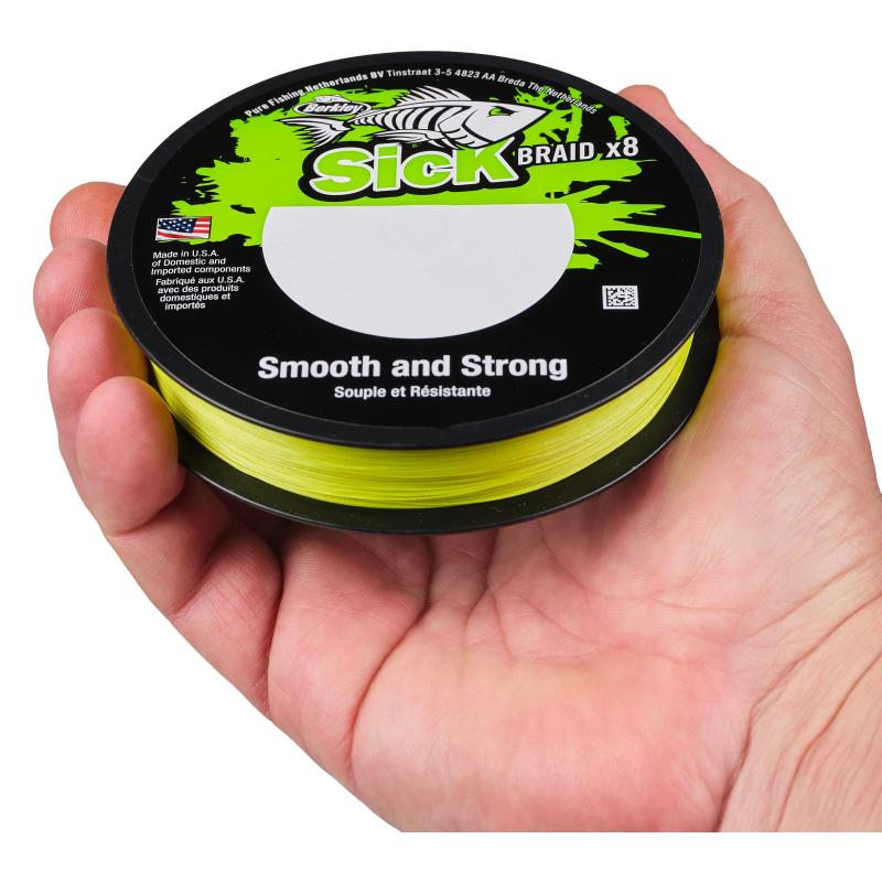 Berkley Sick Braid Hi-Viz Yellow 0.10 2000m