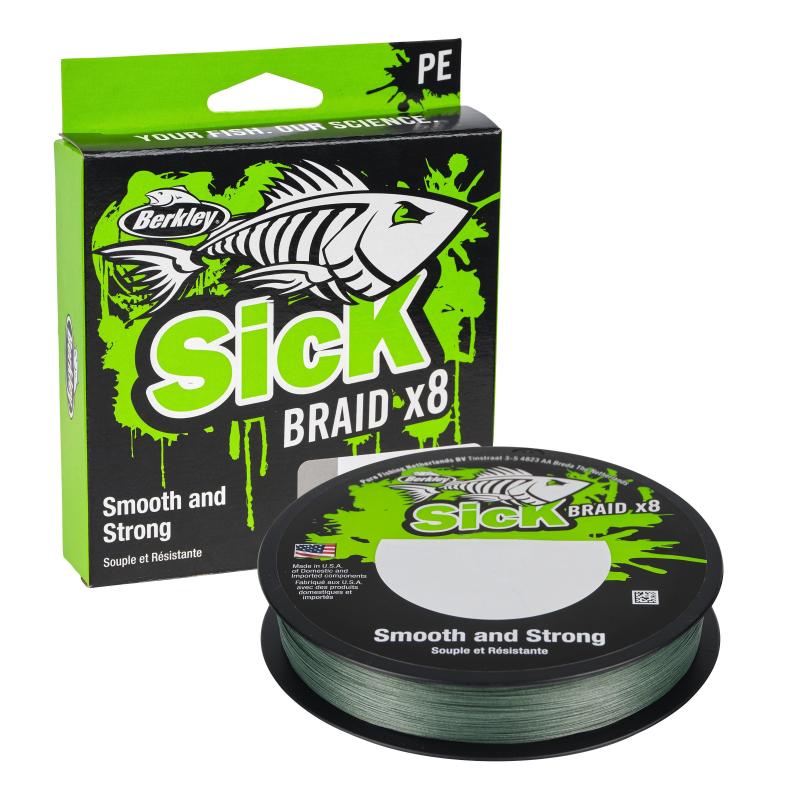 Berkley Sick Braid Moss Green 0.23 150m