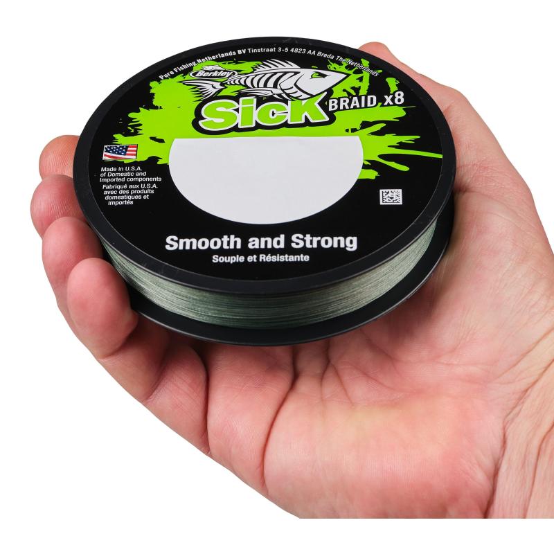 Berkley Sick Braid Moss Green 0.10 300m