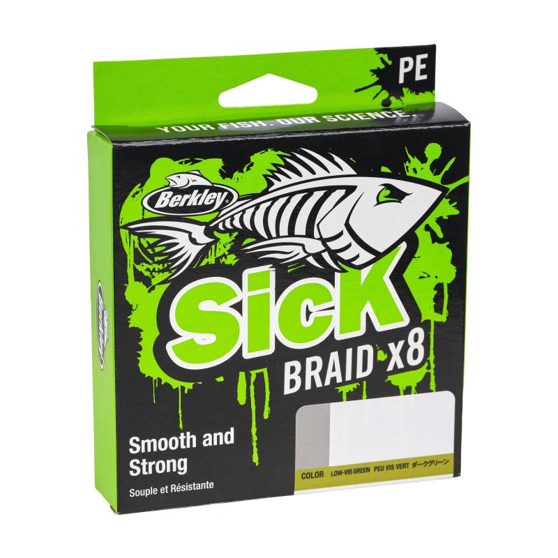 Berkley Sick Braid Moss Green 0.23 300m