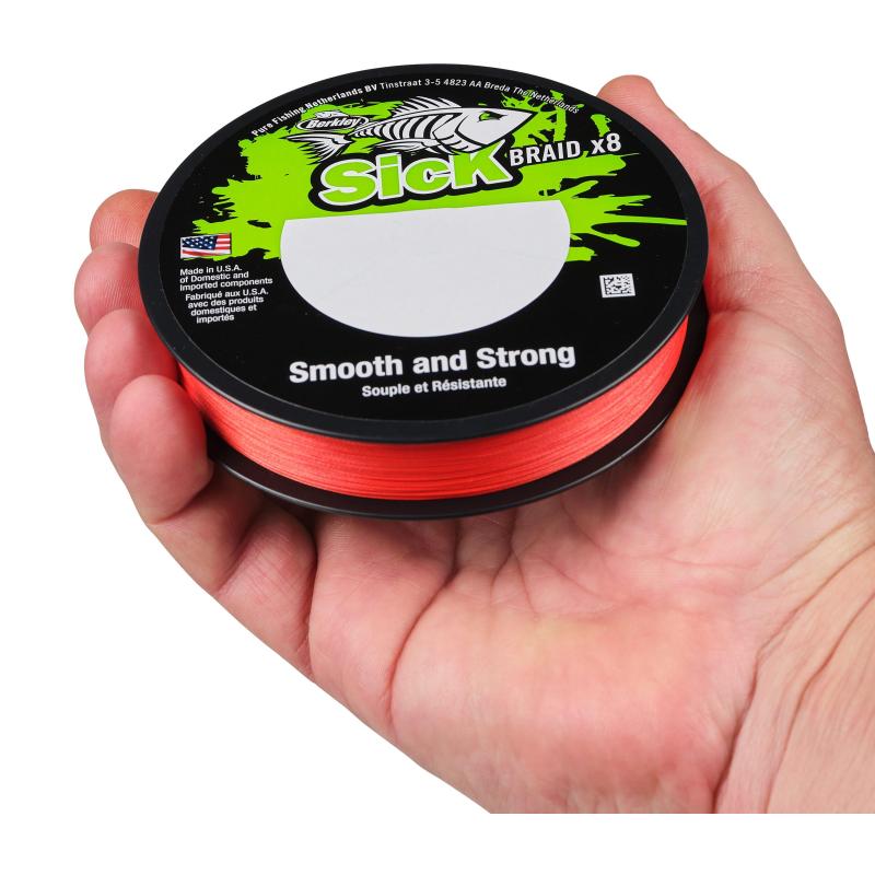 Berkley Sick Braid Red 0.14 2000m