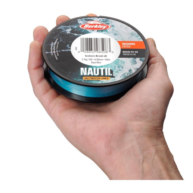 Berkley Nautil Braidx8 150m 0.25mm Aquablue