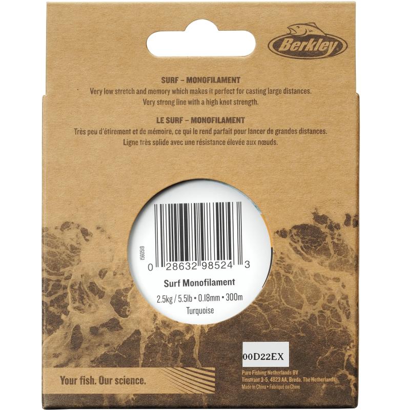 Berkley Nautil Monofilament 300m 0.28mm Turquoise