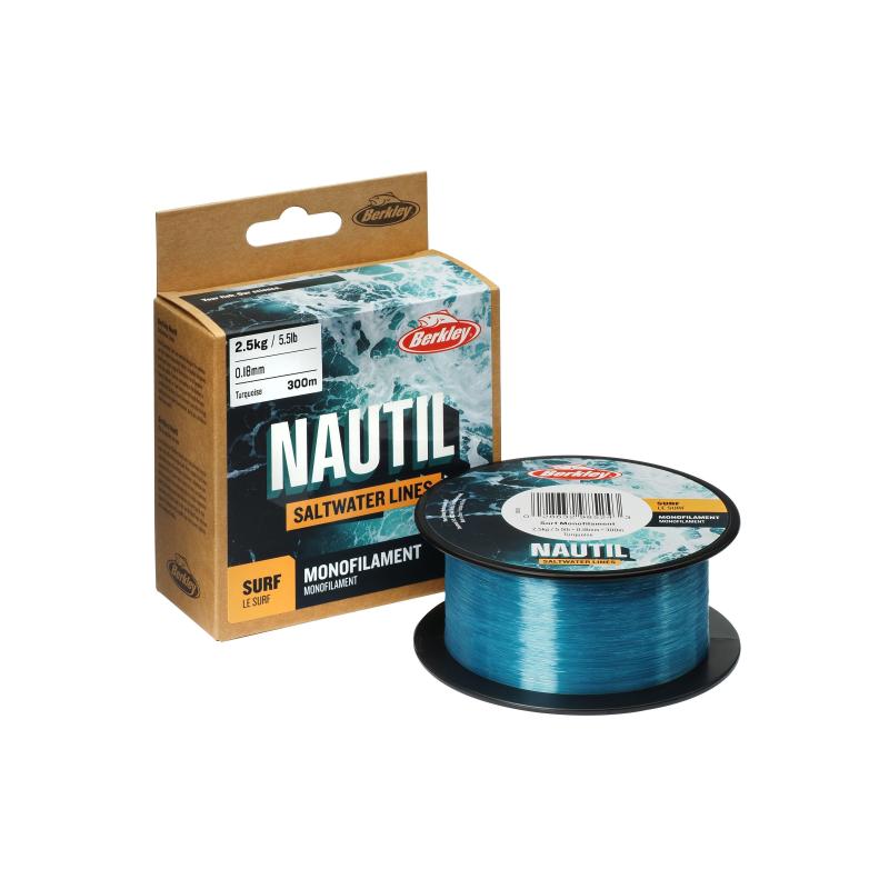 Berkley Nautil Monofilament 600m 0.18mm Turquoise
